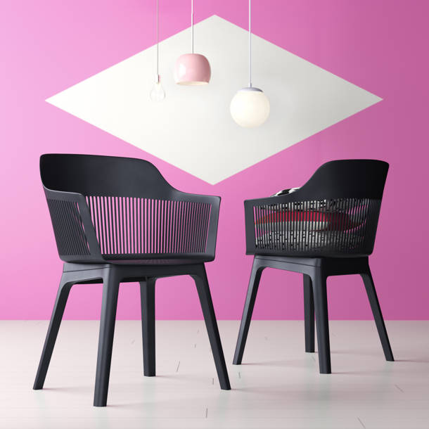 Ebern Designs Leira Modern Wood Bench with Black Metal Legs for Dining